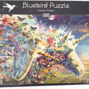 NEW ! Jigsaw puzzle 1000 pces - BLUEBIRD - Unicorn Dream